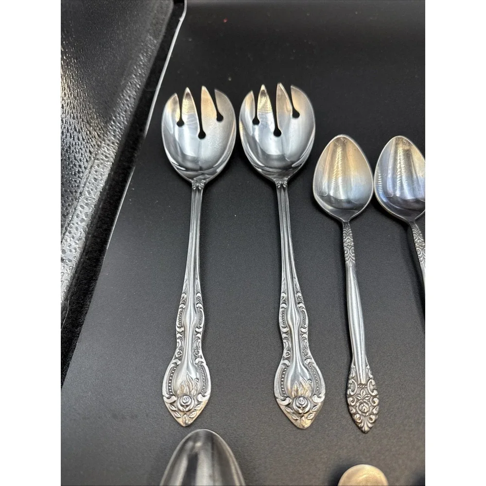 Unbranded‎ Japan UNF231 Stainless Partial Flatware Set 27 Pieces